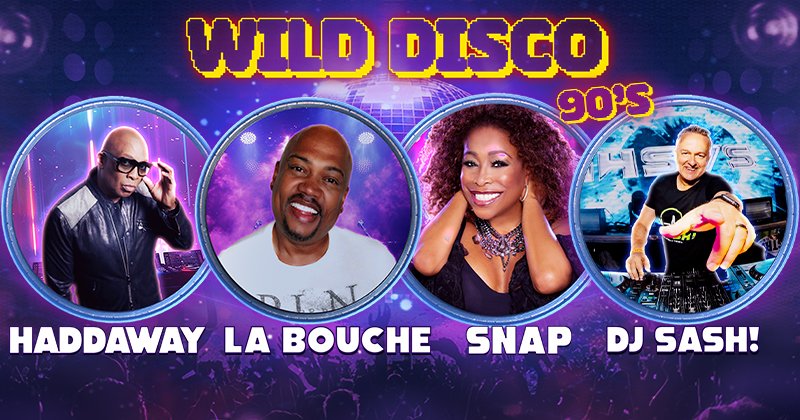 HADDAWAY, LA BOUCHE, SNAP, DJ SASH!